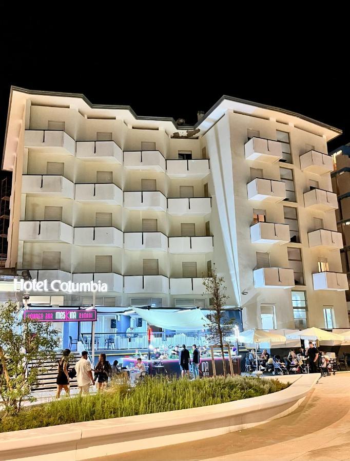 Hotel Columbia Frontemare Римини Экстерьер фото